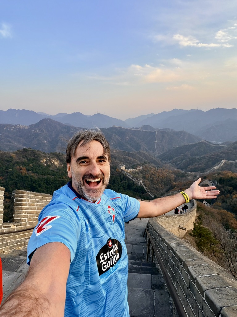 Kavarkes en la Gran Muralla de China