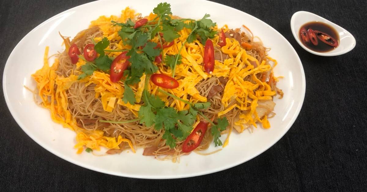 Bún gạo xào singapore