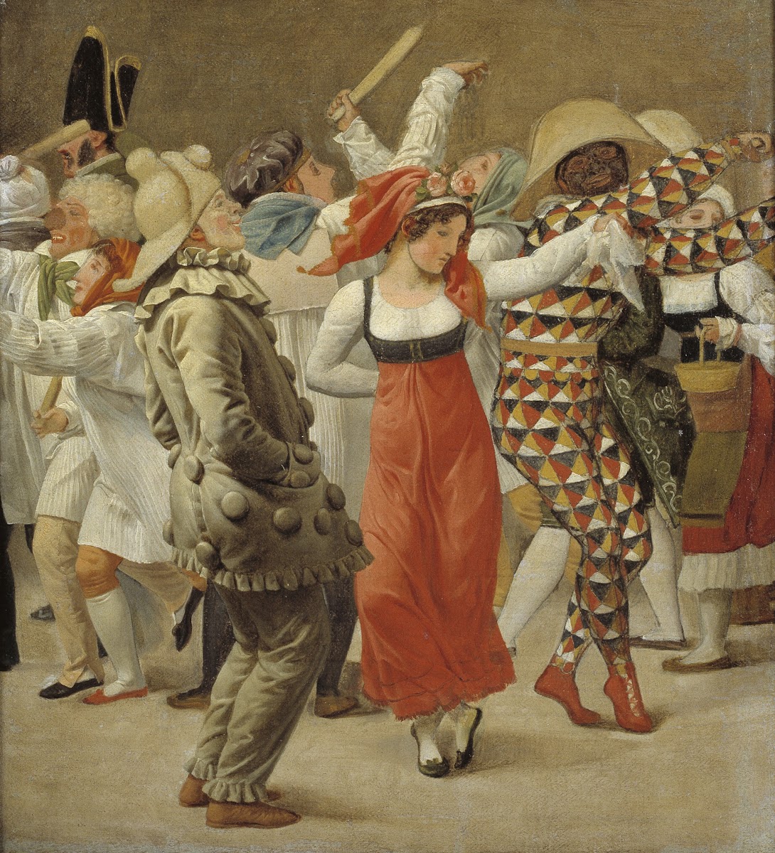 The Carnival in Rome Fragment 1828