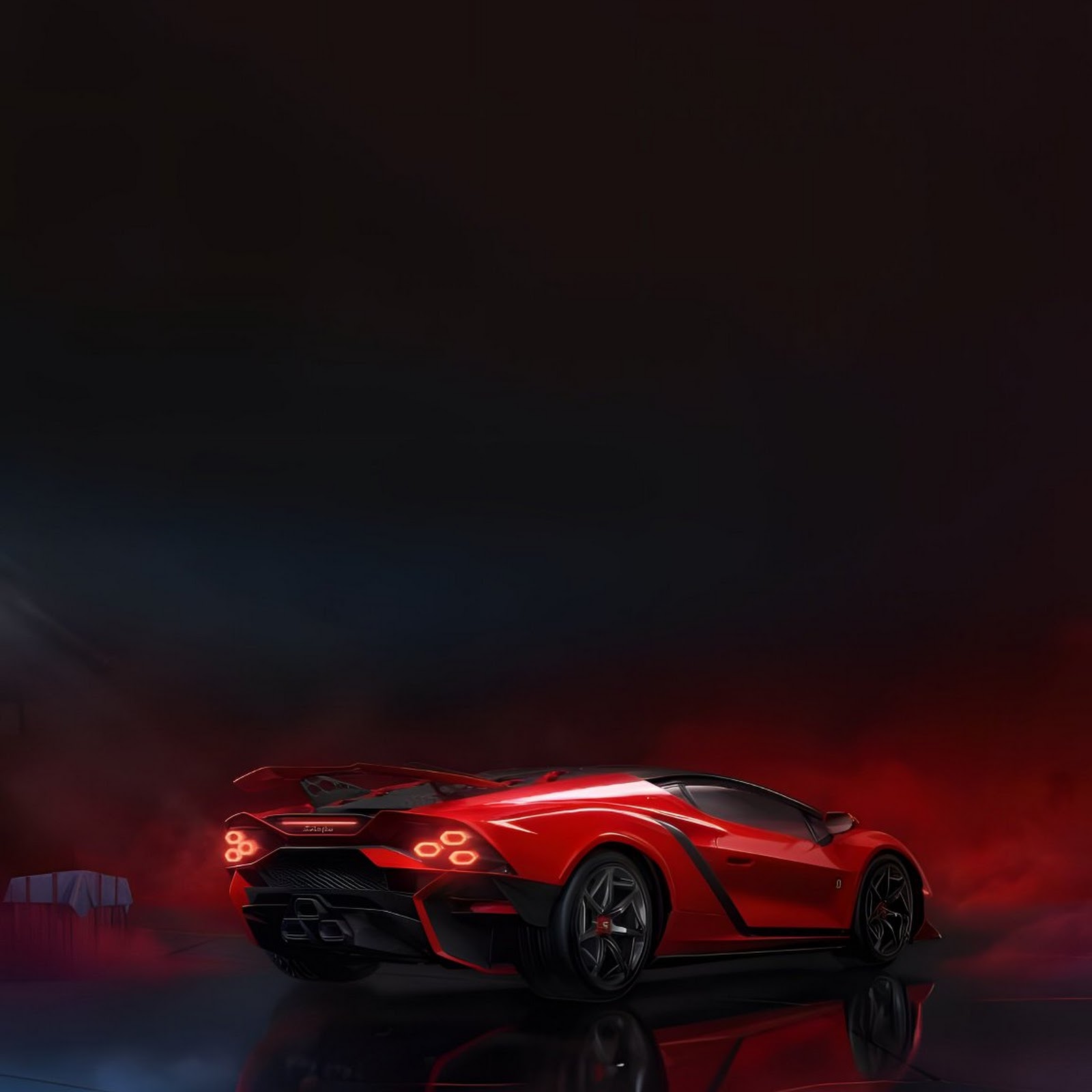 Download Lamborghini, Supercar, Automotive, Red Car Full HD iPhone