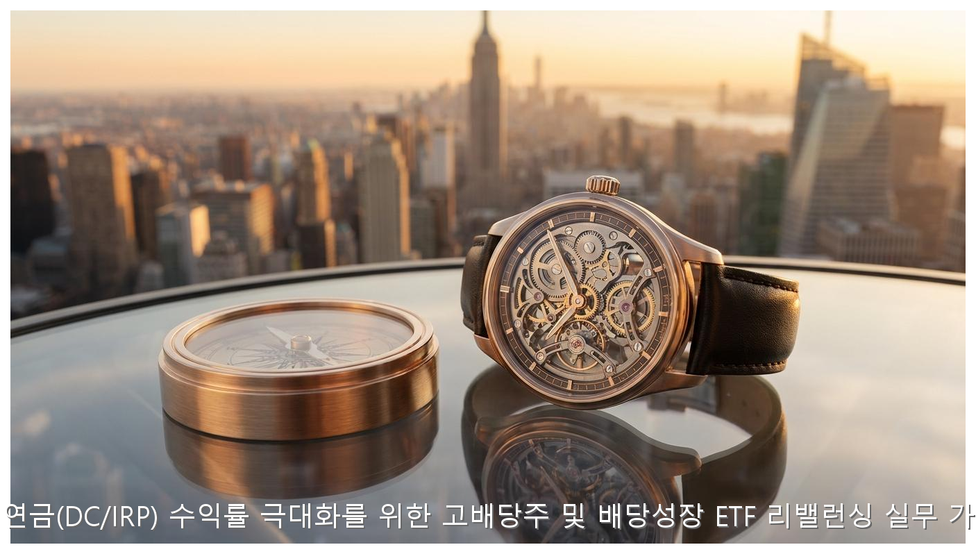 퇴직연금 고배당 ETF 리밸런싱 및 수익률 극대화 가이드 핵심 안내 및 분석 인포그래픽 (6)