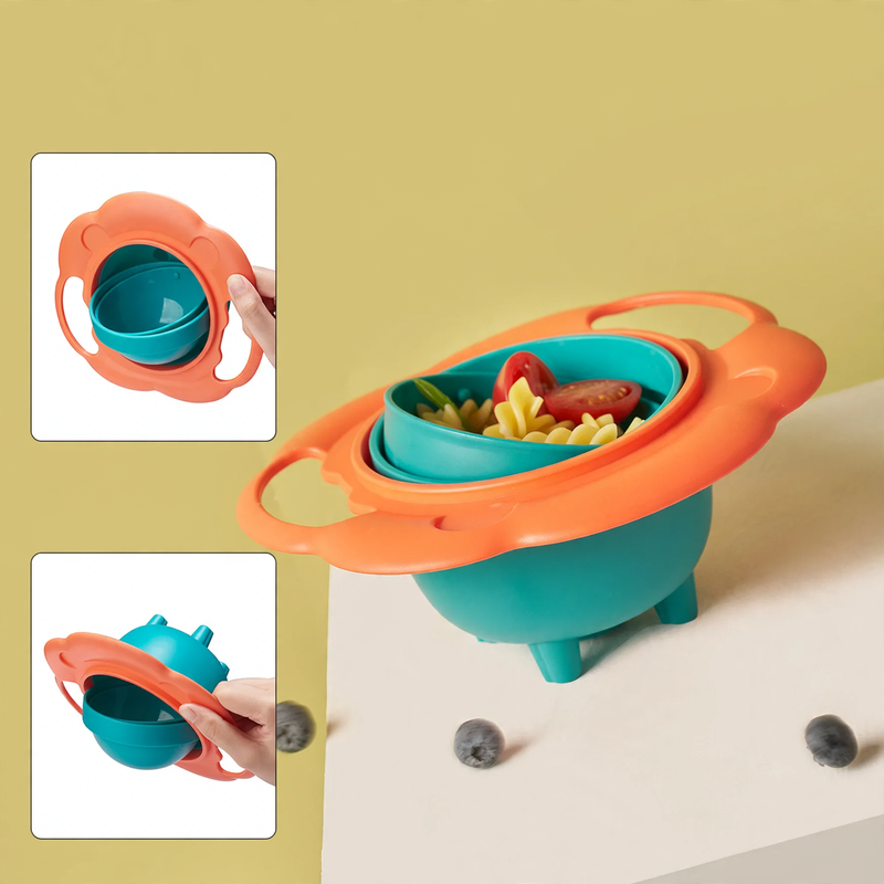 Drehbare Kinderschüssel, 19 cm, PP, rutschsicher