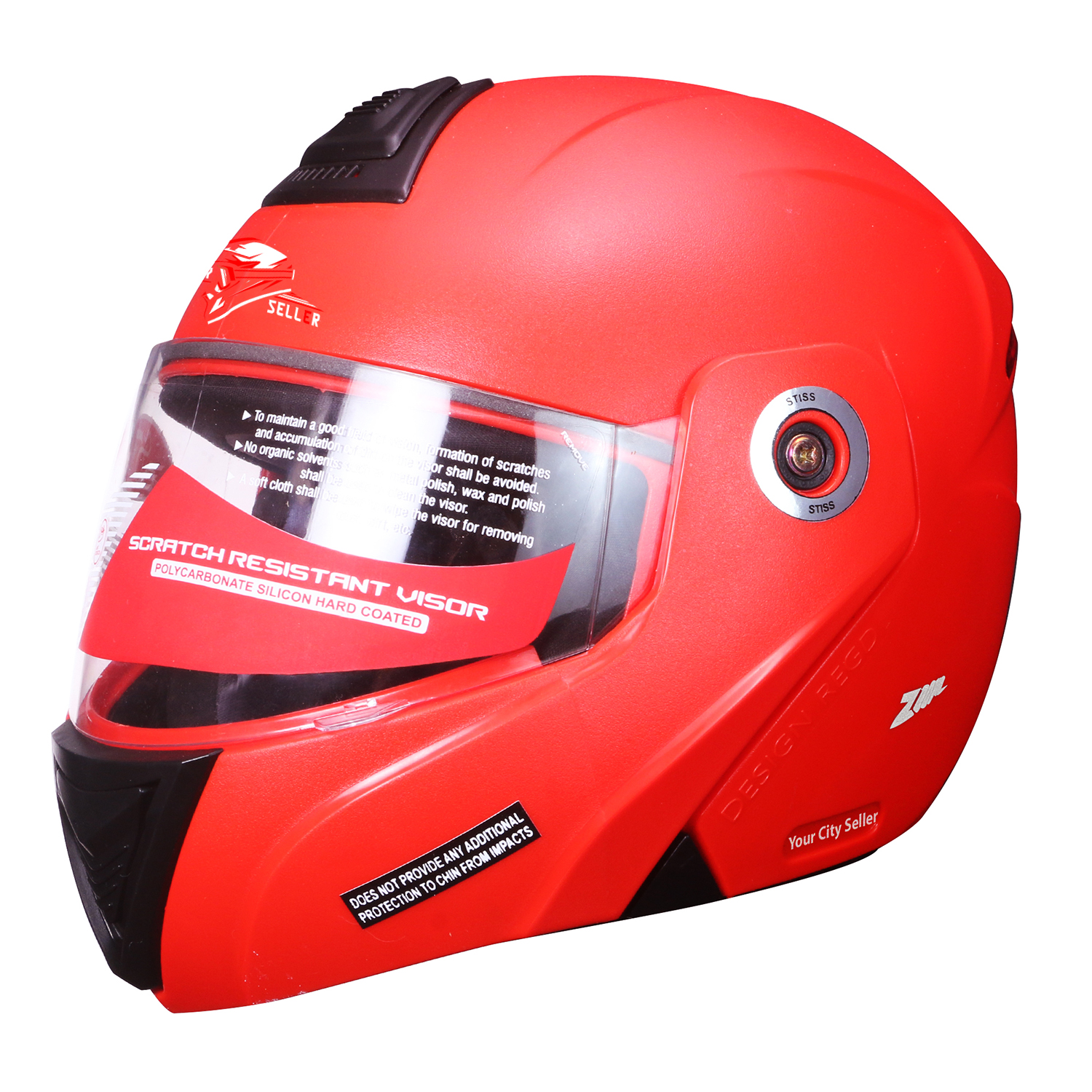 Comfortable interior padding of the helmet
