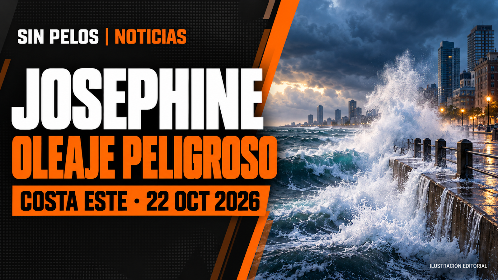 Josephine se aleja de EE. UU., pero mantiene inundaciones y oleaje peligroso en la costa este