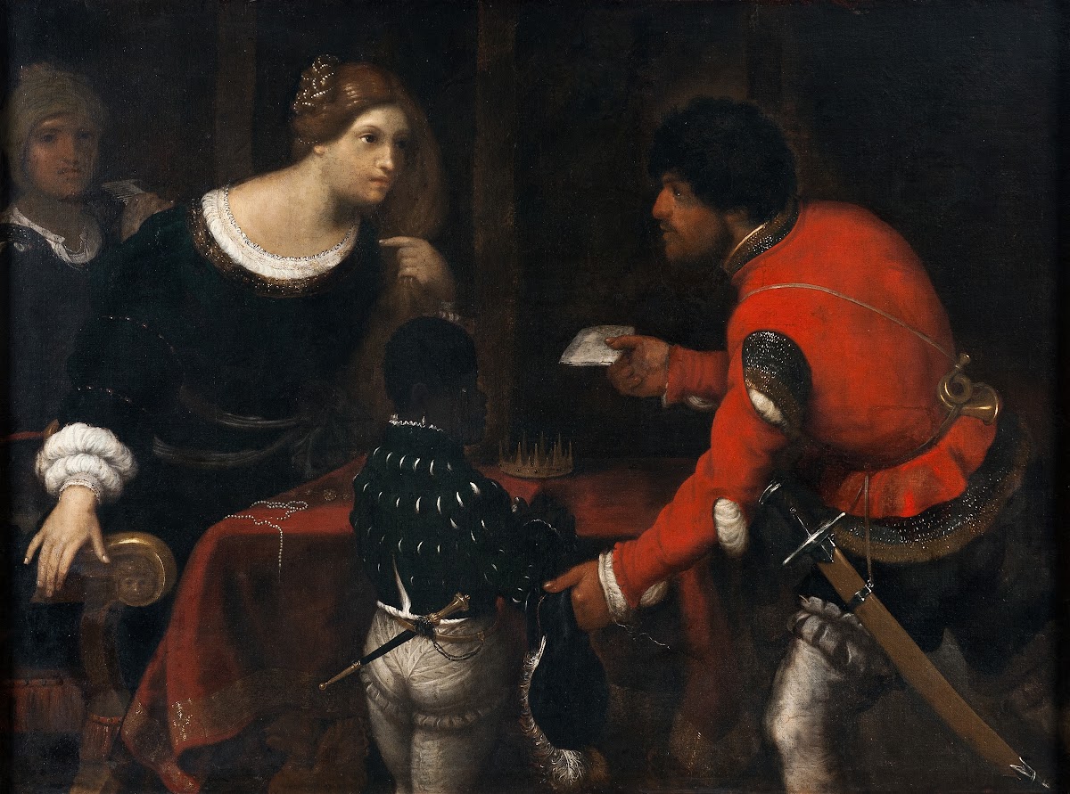 Caterina Cornaro Queen of Cyprus Receiving a Letter from the Council