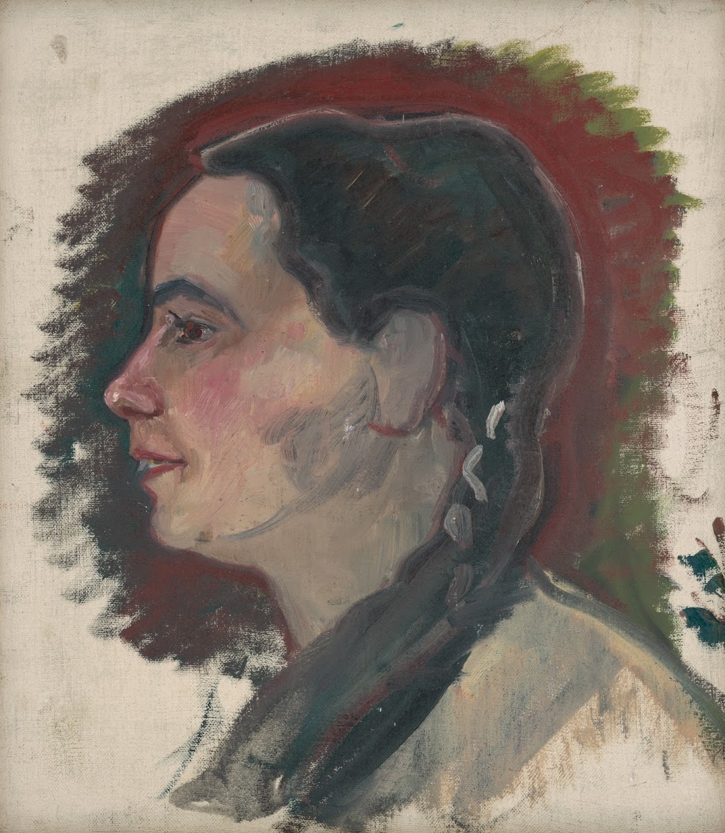 Portrait of a Young Woman with a Braid 19251930