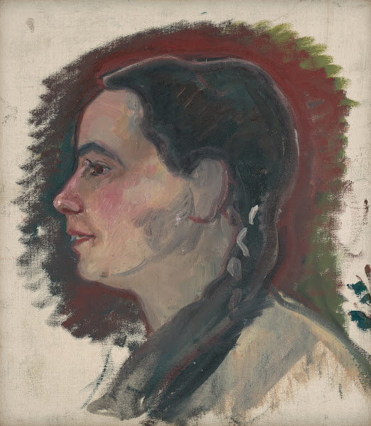 Portrait of a Young Woman with a Braid 19251930