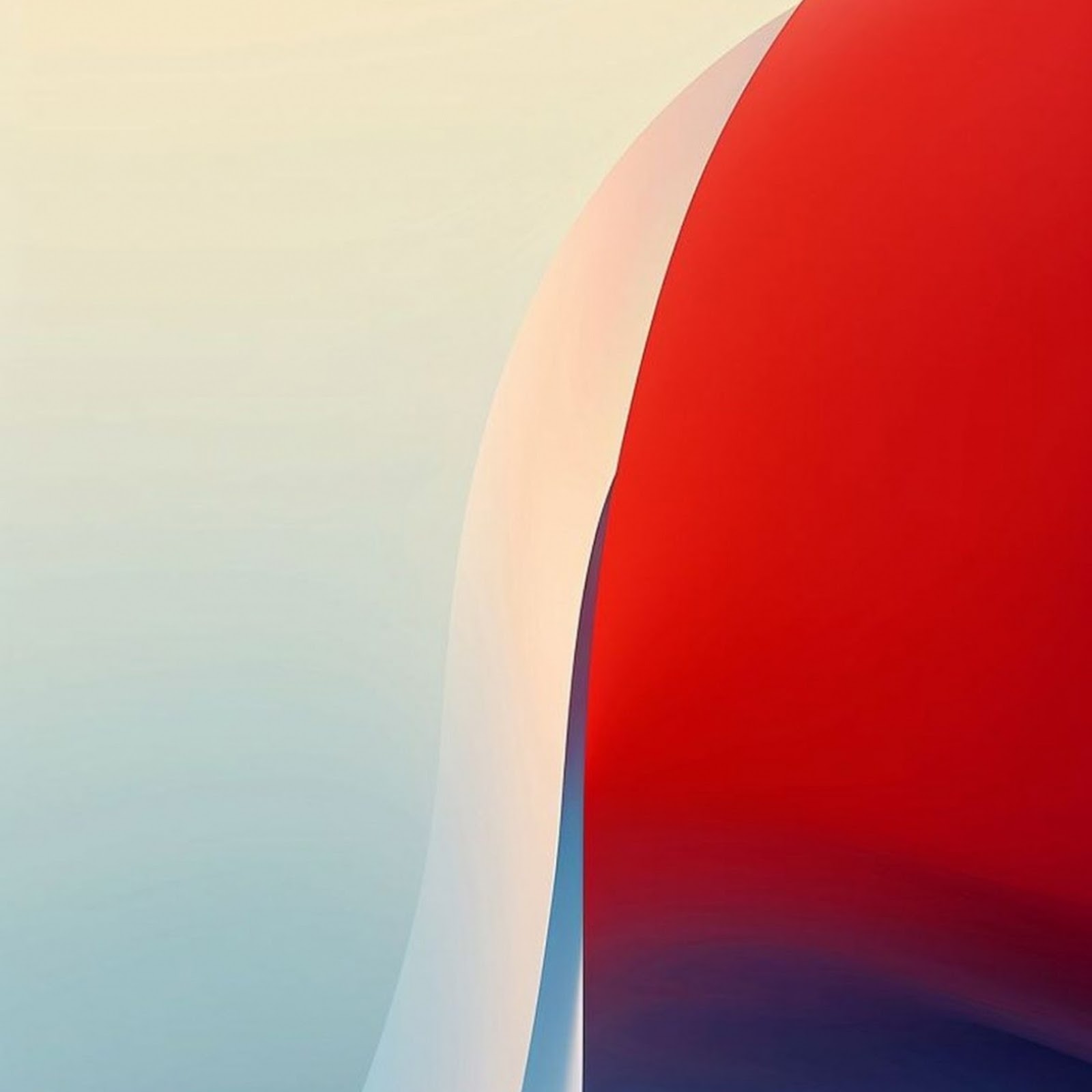 Download Abstract Curved Color Waves Full HD iPhone