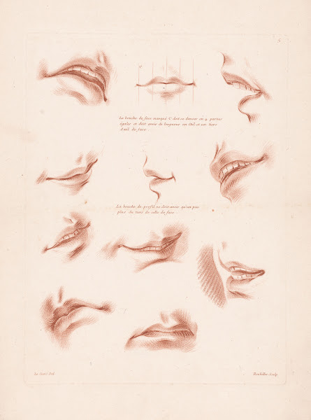 Eleven mouths in different expressions 1749 1849