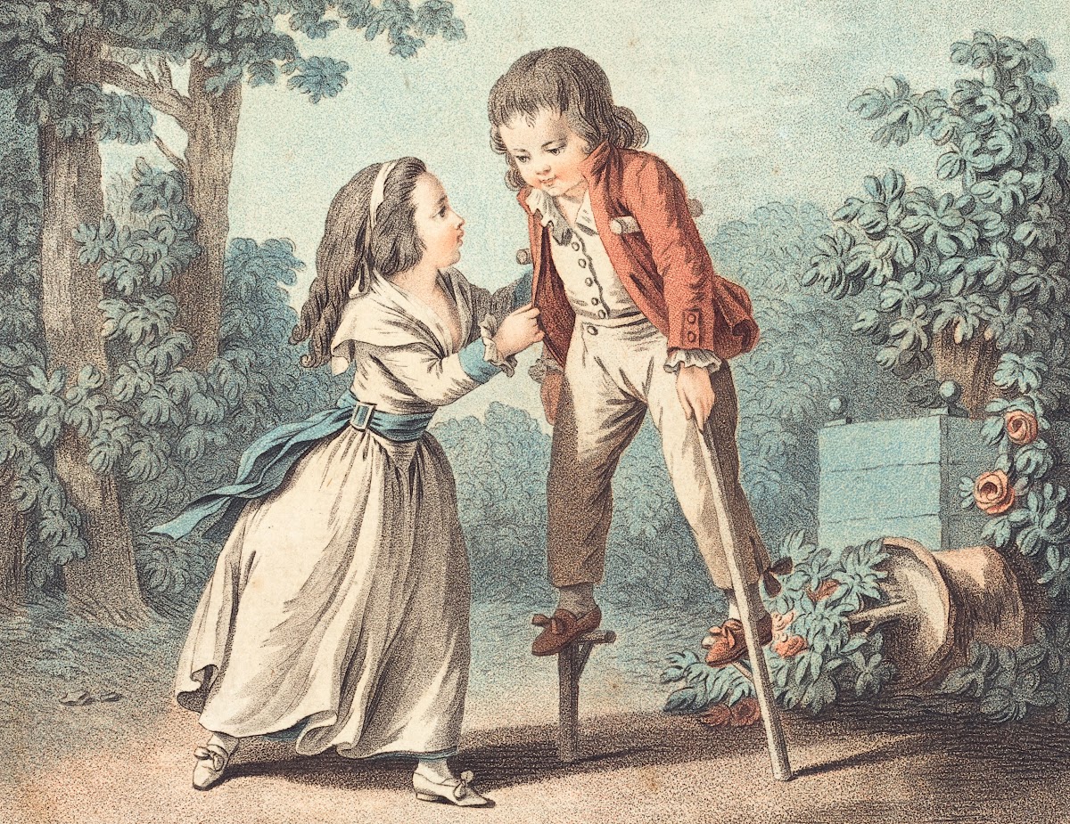 Les Échasses c 1790