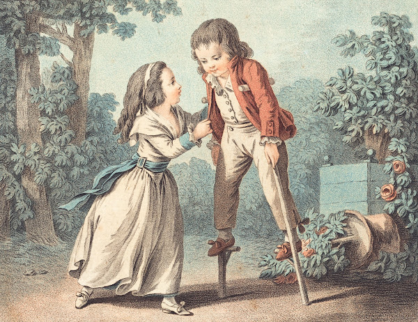 Les Échasses c 1790