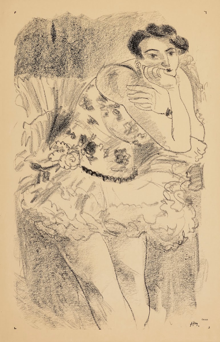 Danseuse debout acoudée 1925 1926