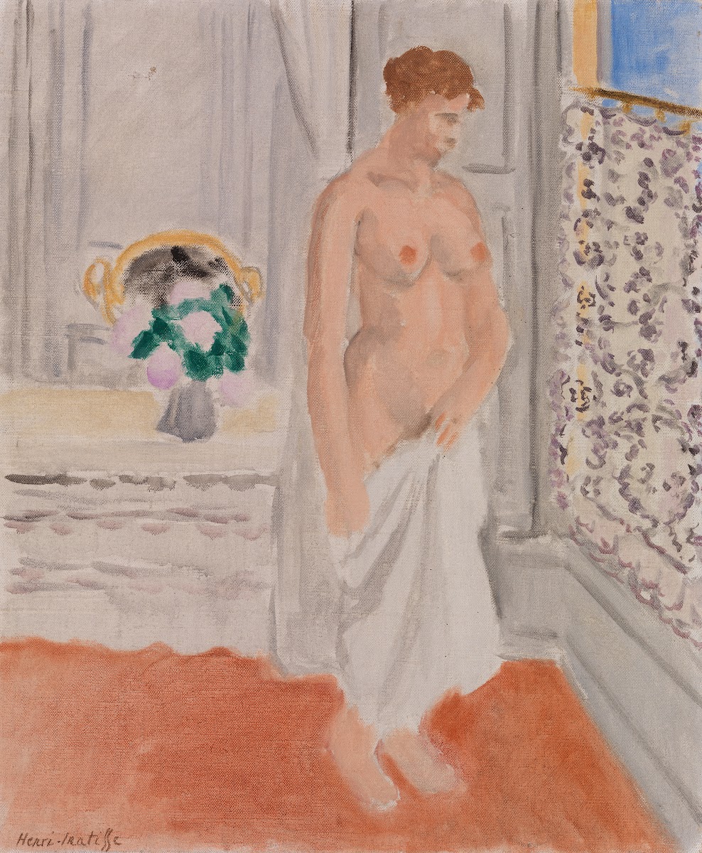 Standing Nude near Window 1919 1920