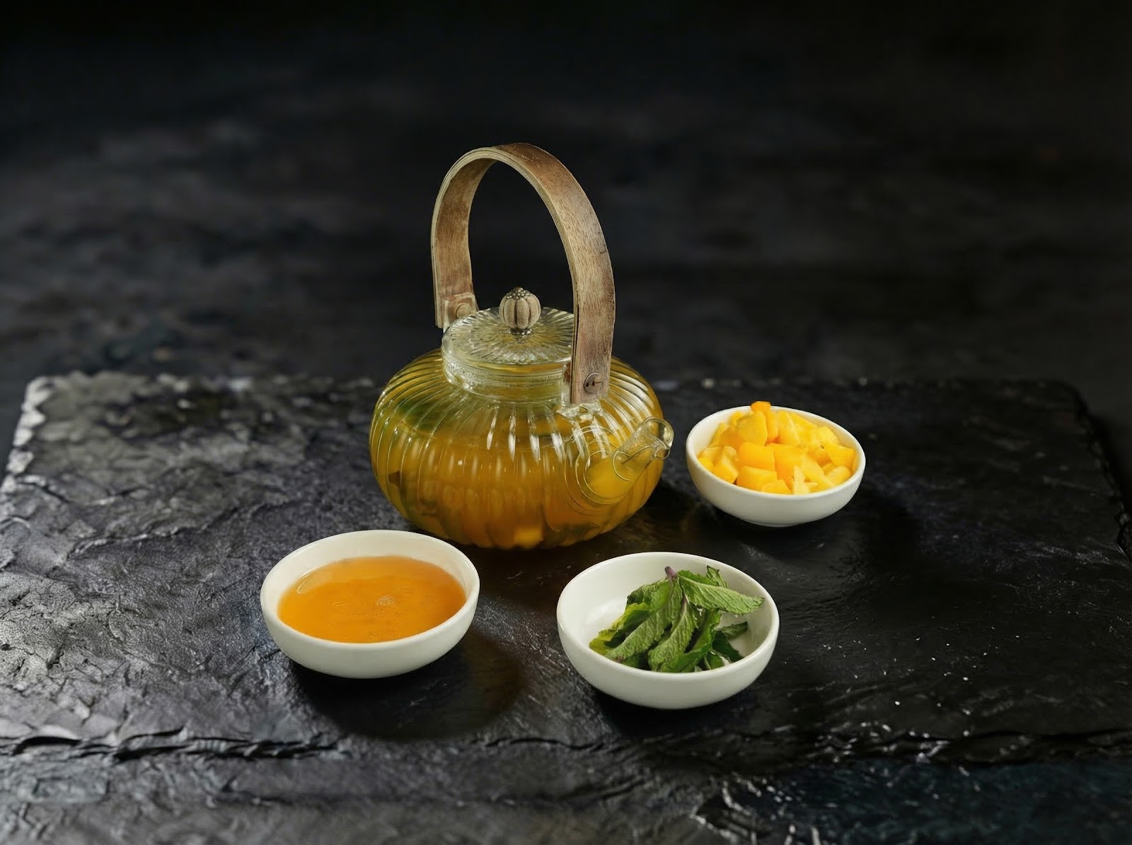 Mango Passion Fruit Tea dish