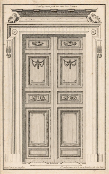 Developpement pour une autre Porte Dorique 1767