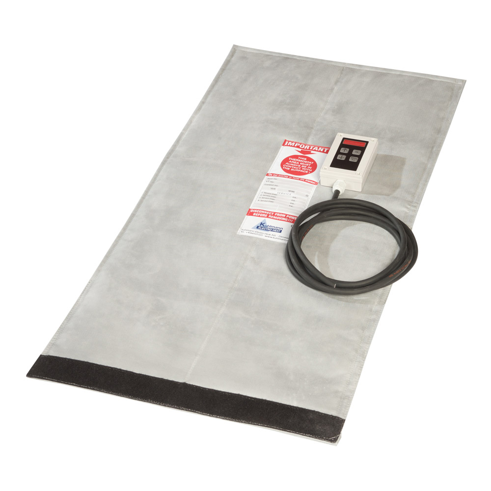 Hogetemperatuur verwarmingsdeken 1000x500 mm (0-120°C) – 450W
