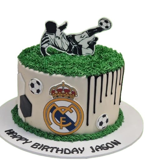 Real Madrid Football Cake CB-NC684