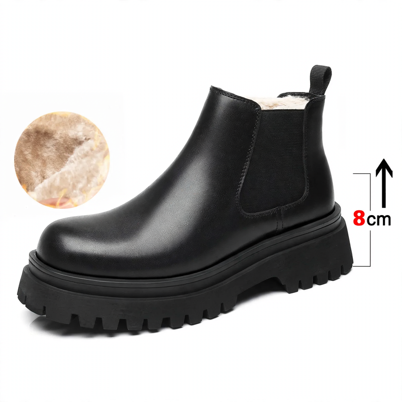 Men's Platform Boot with Insole Elevation