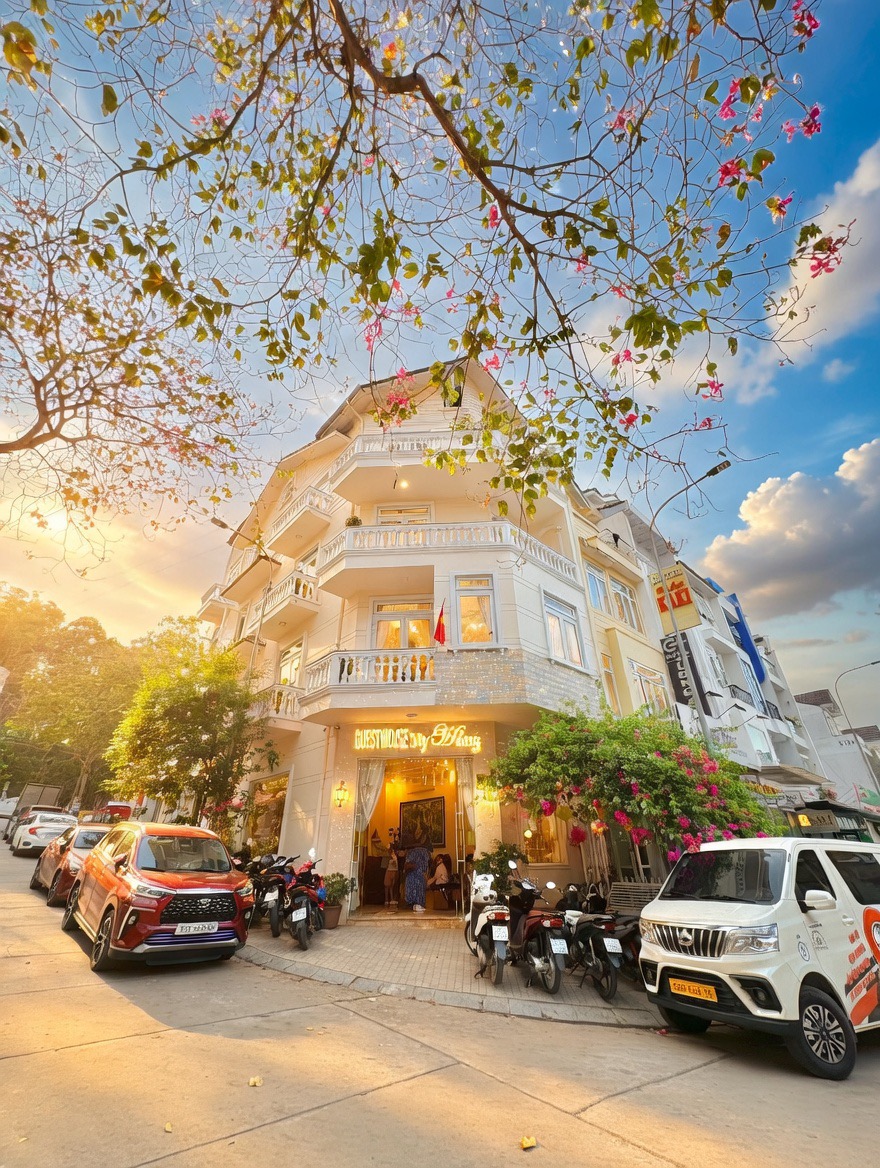 Mặt tiền Mỹ Hằng Hotel Đà Lạt ban ngày