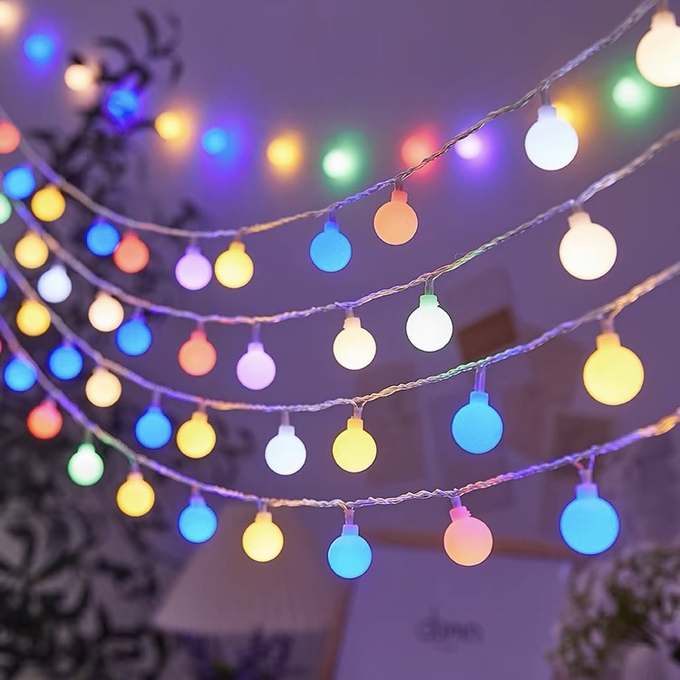 LED string lights for atmospheric decoration