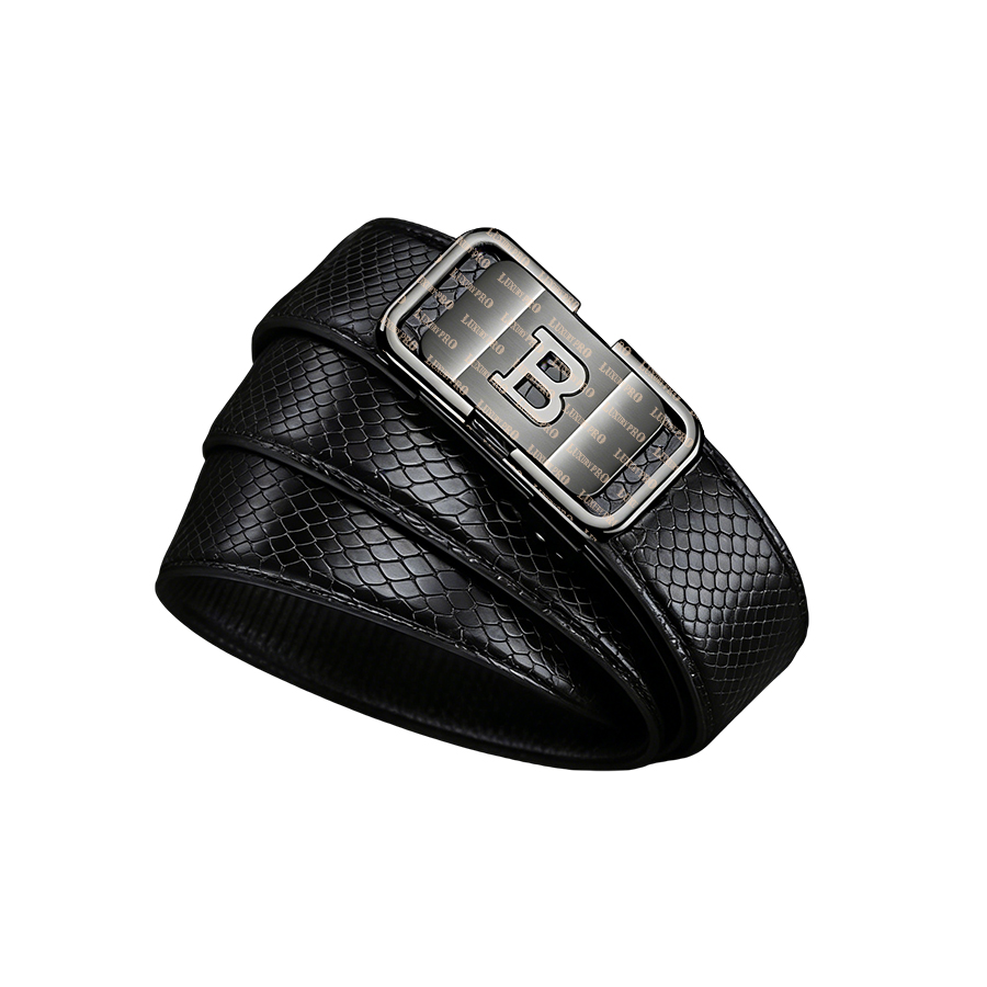 Crocodile Pattern B-Shaped Belt