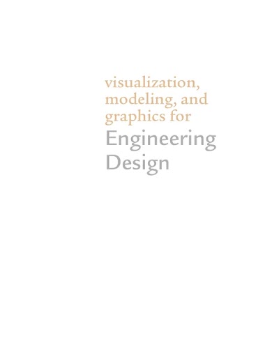 Visualization, Modeling, and Graphics for Engineering Design
