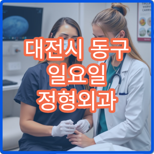 대전시 동구 일요일 정형외과 진료 병원 골절 염좌 통증 치료