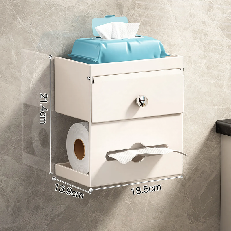 Wandmontierte Papiertuchbox aus Kohlenstoffstahl, Modell Papiertuchbox