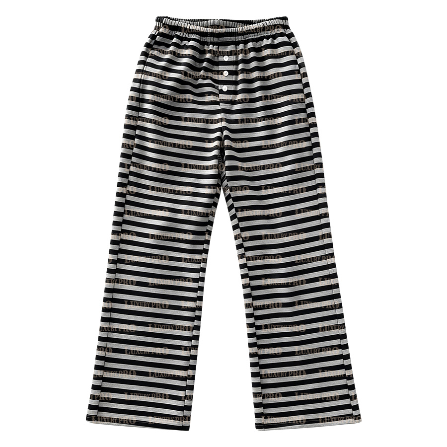 AOP YUAN Striped Pants
