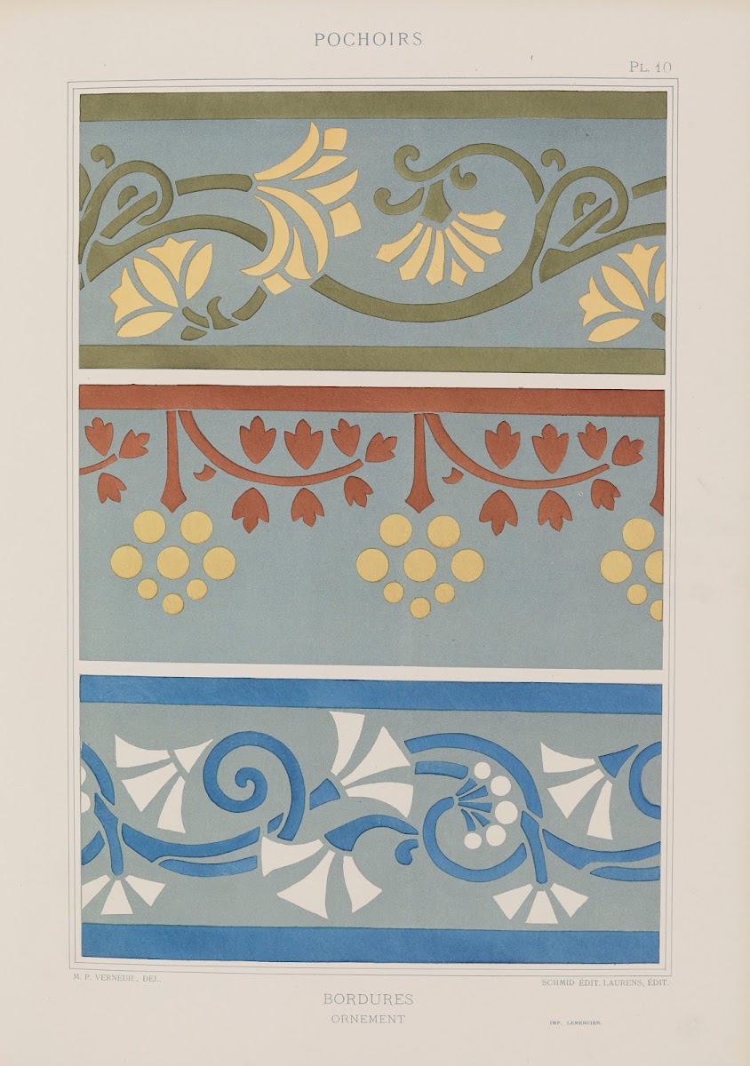 Bordures ornement 1898