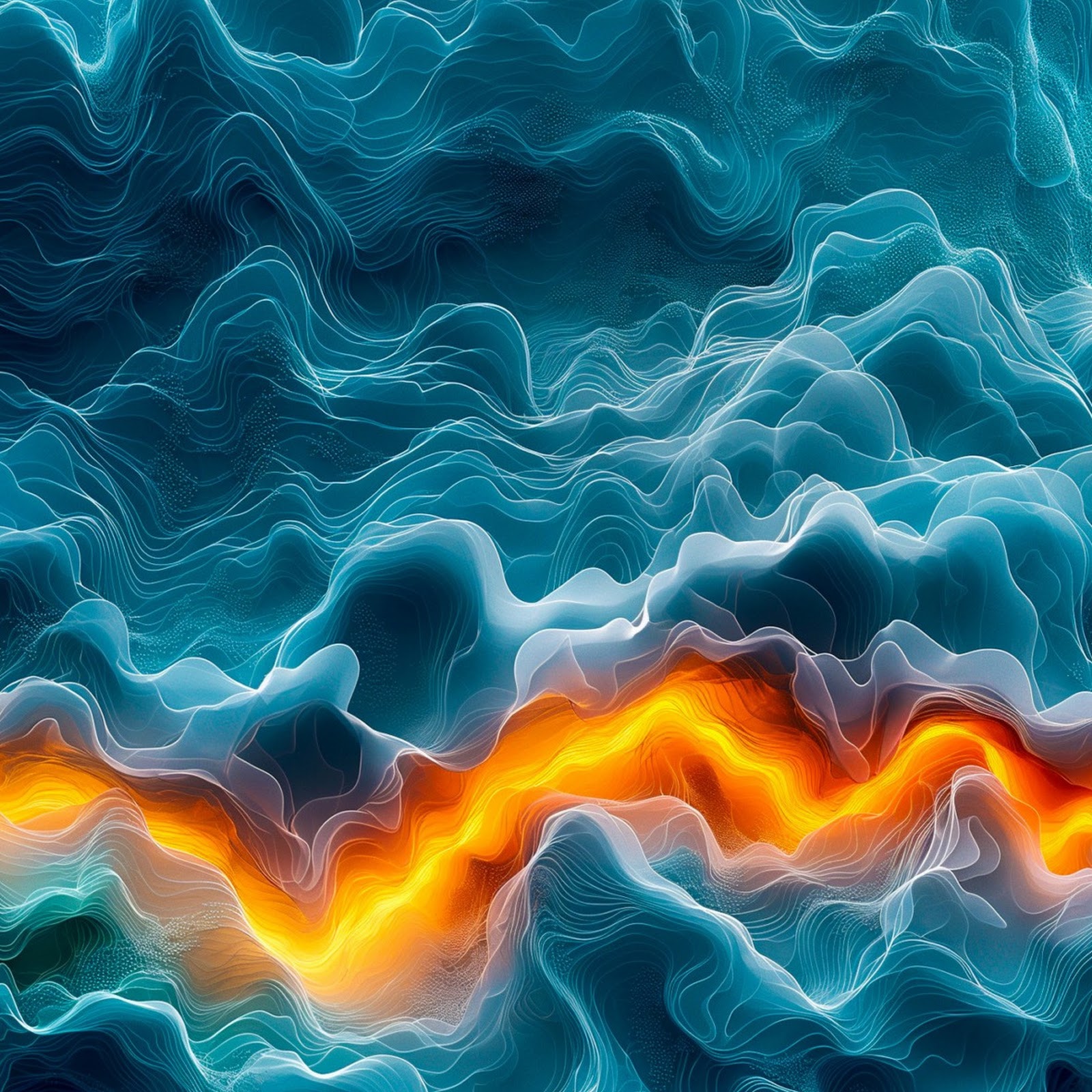 Download Abstract Art, Digital Painting, Fluid Art, Energy Flow Full HD iPhone