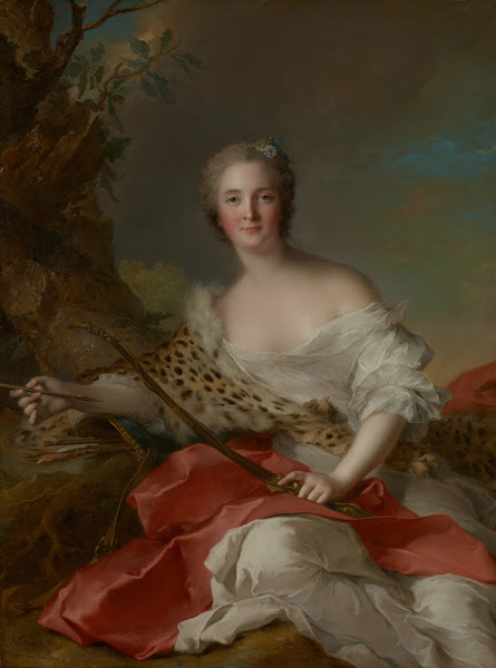Portrait of Constance Gabrielle Magdeleine Bonnier de la Mosson as Diana