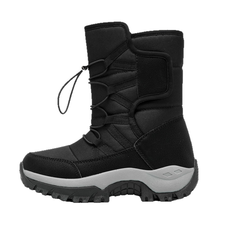 Gefütterte Herren-Winterstiefel, wasserabweisend