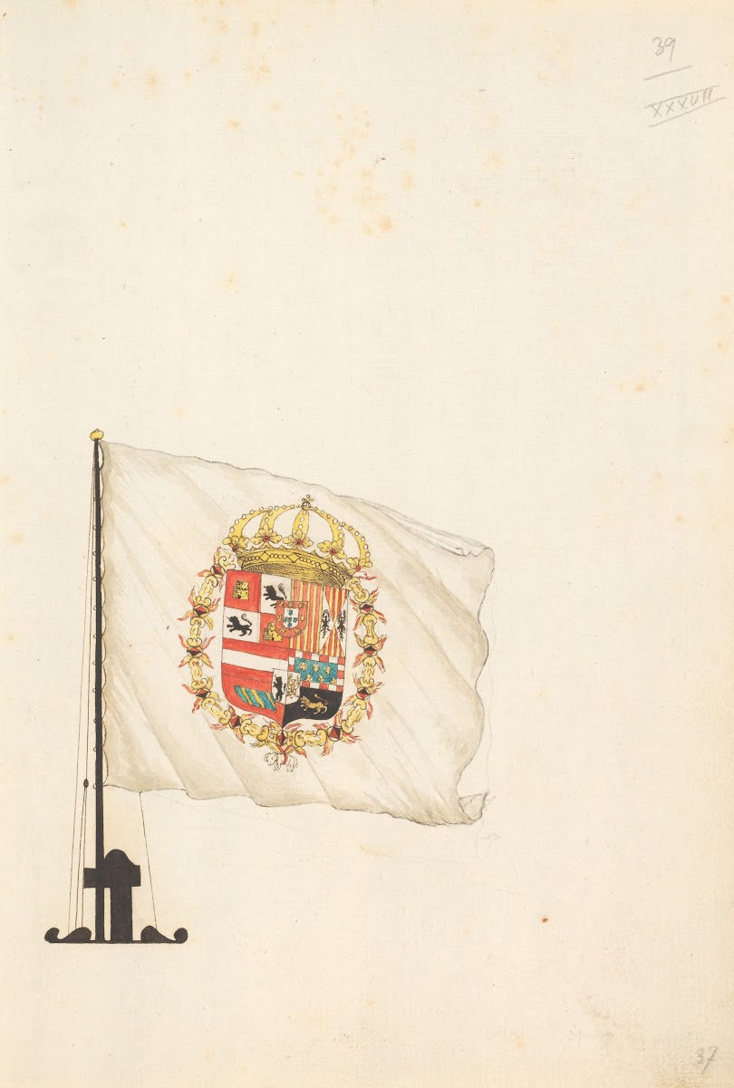 Flag of Spain 1667 1670