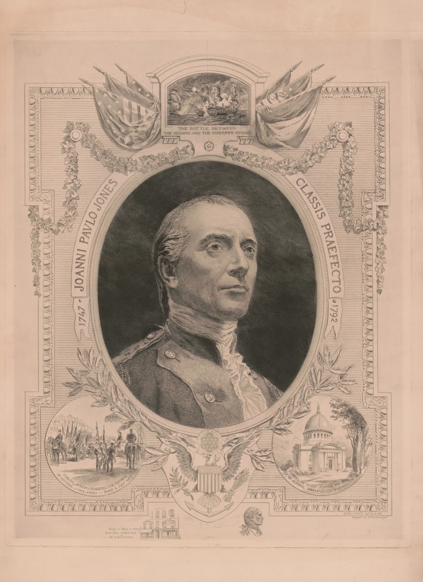 John Paul Jones Classis Praefecto 1747 1792 1906