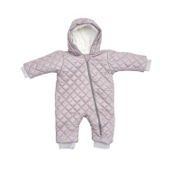 Дитячий комбінезон демісезон Twins Soul плащівка/фліс 12-18 міс сірий