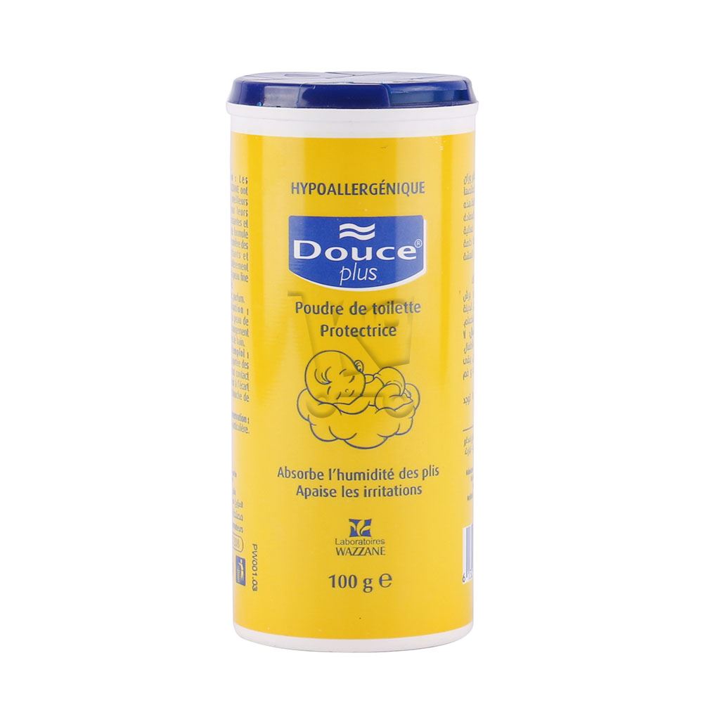 TALC BEBE DOUCE PLUS 100GR