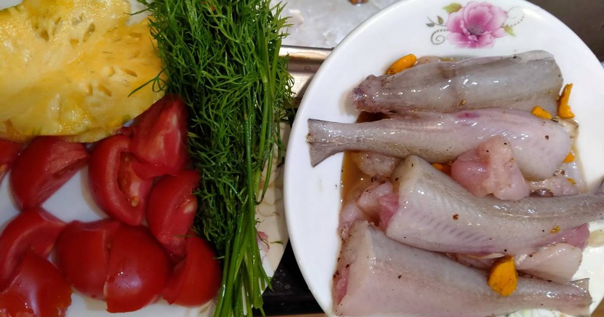 Canh cá khoai nấu chua