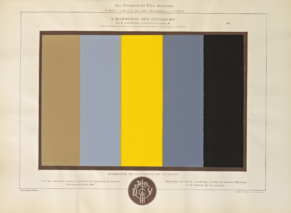 Lharmonie des couleurs  Pl094 1880