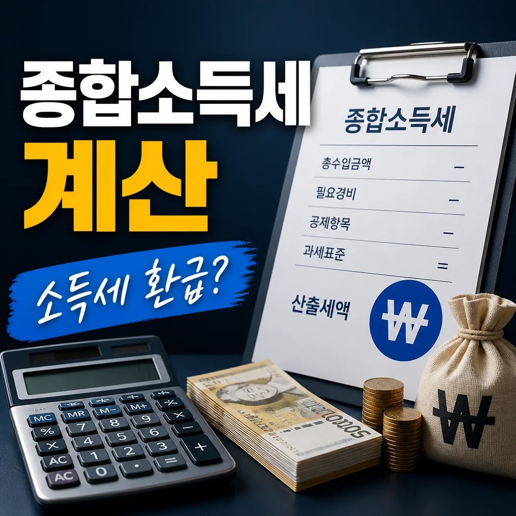 종합소득세 계산 실제 계산 예시와 기준