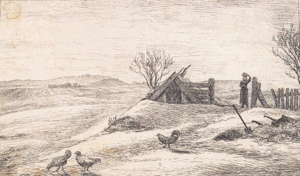 Vinterlandskab ved Vejby 1844