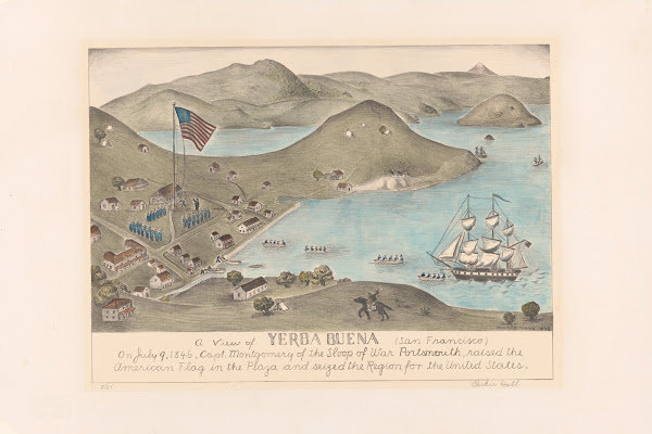 A view of Yerba Buena San Francisco On July 9 1846 1933