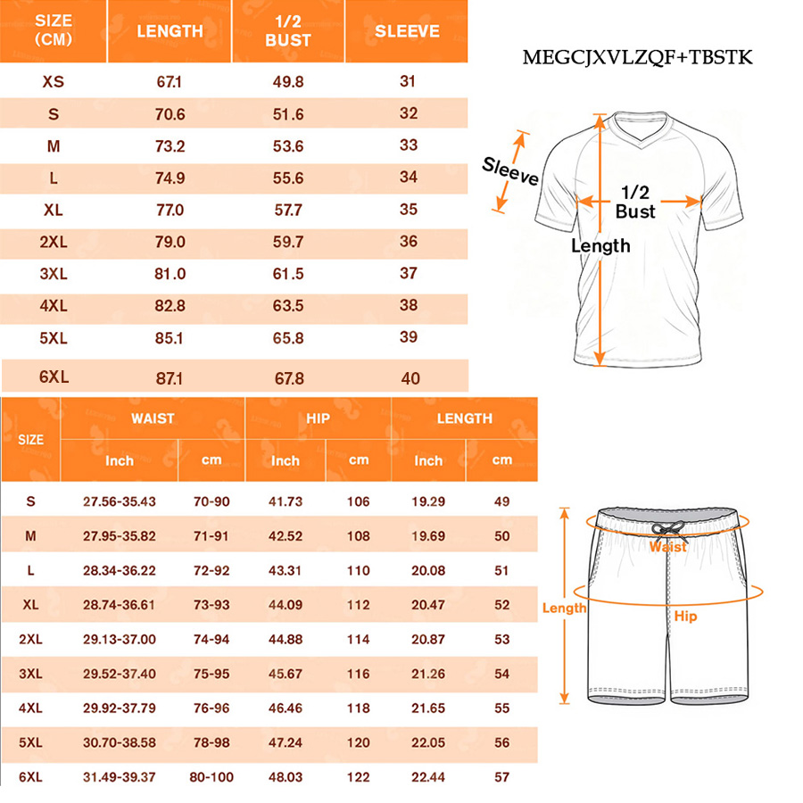 AOP MEG Raglan Sleeve V-Neck Soccer Jersey + Regular Fit Beach Pants - Birdseye Fabric