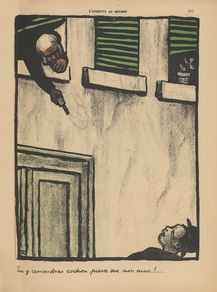 Tu y reviedras couchon pisser sur mon mur  1902