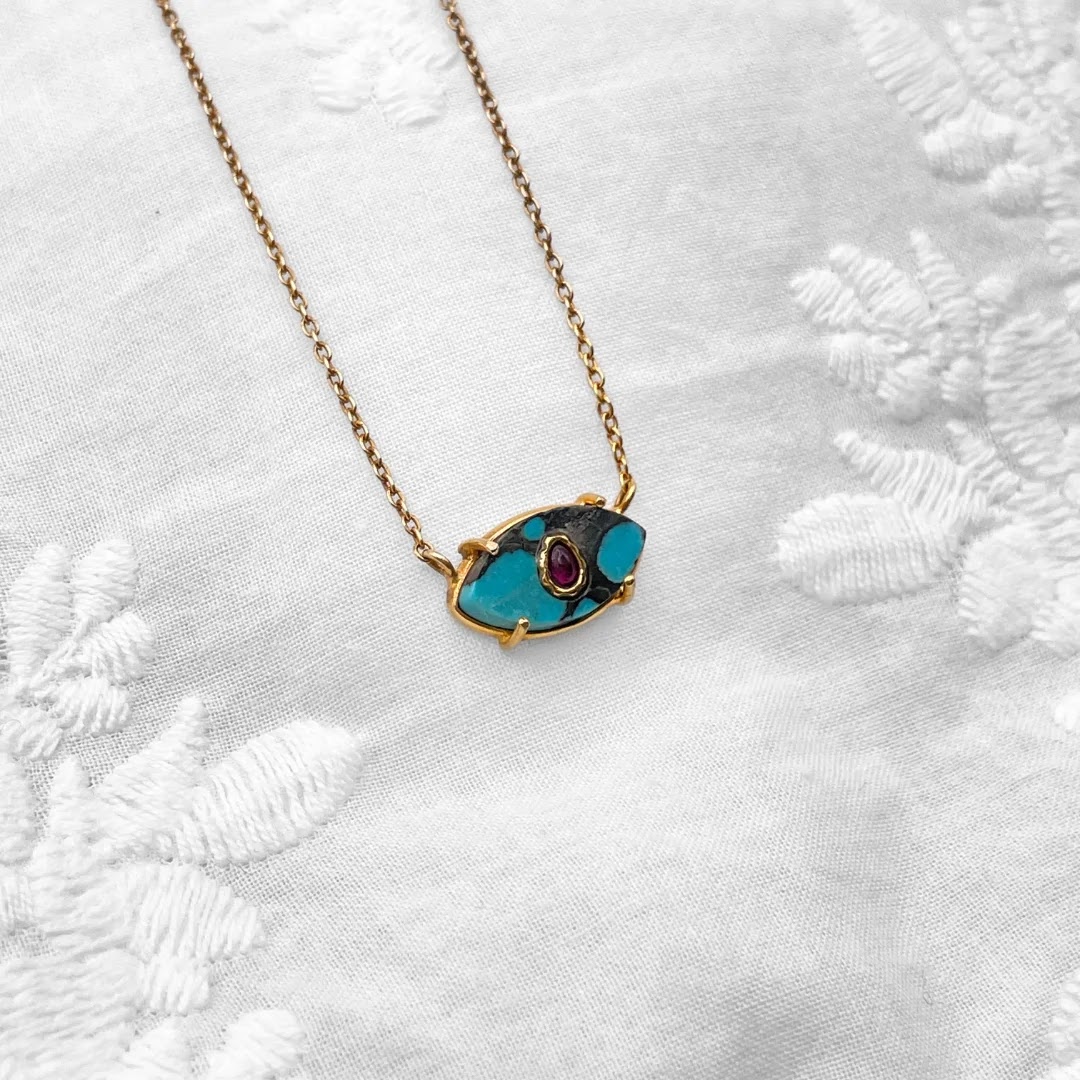 Колье Ayin baby TURQUOISE