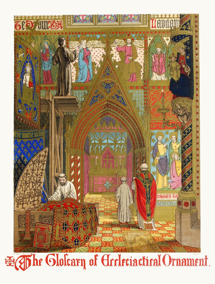 Various Examples of Church Furniture and Decoration 1846