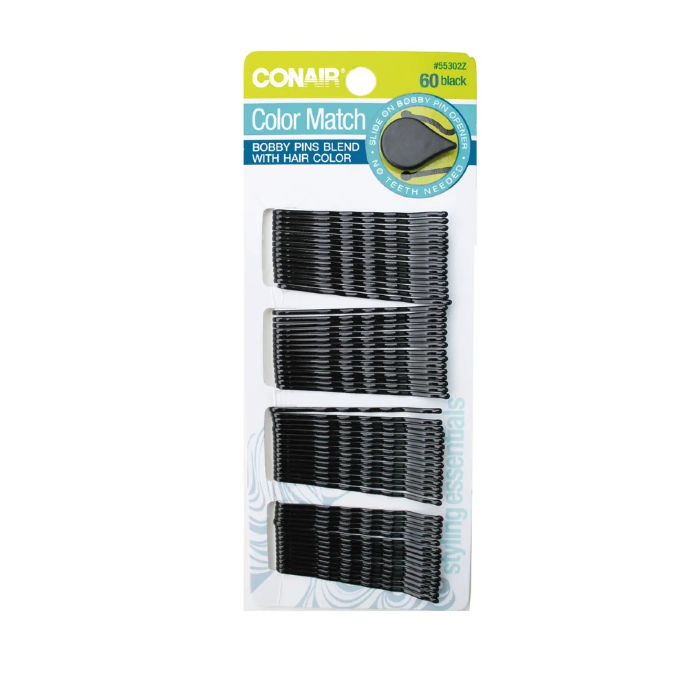 Pasadores para cabello Conair™ color negro