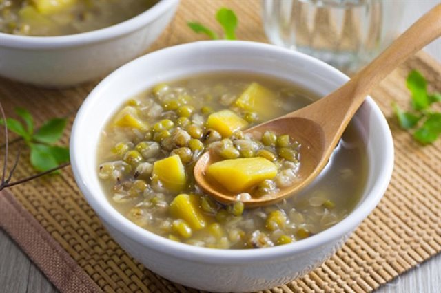 Chè Đậu Xanh Khoai Lang Ngọt Mát