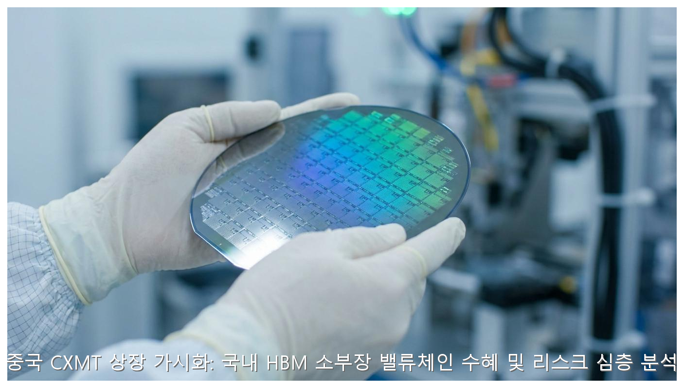 중국 CXMT 상장 가시화: 국내 HBM 소부장 밸류체인 수혜 및 리스크 심층 분석 핵심 안내 및 분석 인포그래픽 (3)