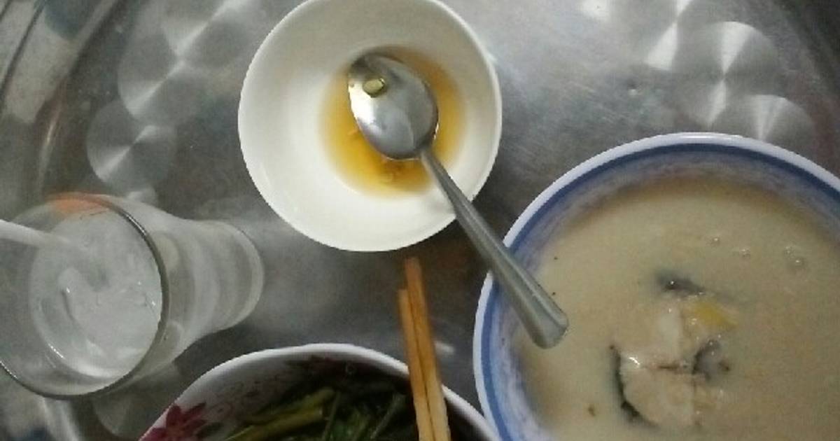 Cháu yến mạch với cá lóc